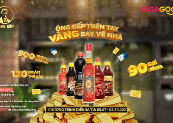 Giga1 khởi động chương trình khuyến mãi “Ông Bếp trên tay – Vàng bay về nhà”