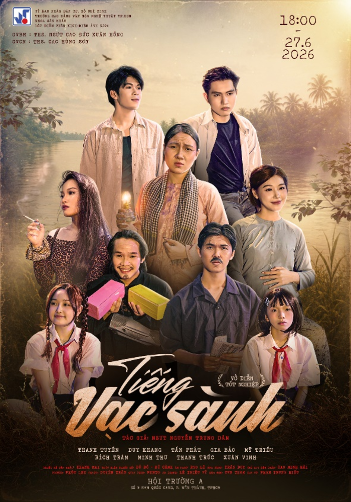 Poster giới thiệu đêm diễn “Tiếng vạc sành”